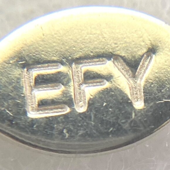 Sterling Silver 925 EFY Dainty Double Heart Pendant Necklace 18" Cable Chain - Picture 11 of 16